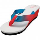 Norty Womens Sandal Flip Flop Wedge 15401 Turq Watermelon