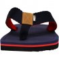 NORTY Men's Sandals Flip Flop Thong Shoe 11114 (Navy/red)