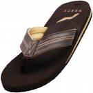 Norty Men's Flip Flop Sandal Brown 11017 Norty Men's Flip Flop Sandal Brown 11017