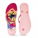 NORTY Women's Easy to Wear Casual EVA Flip Flop Sandal, 22019B Sunset Palm NORTY Women's Easy to Wear Casual EVA Flip Flop Sandal, 22019B Sunset Palm