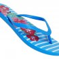 NORTY Women's Easy to Wear Casual EVA Flip Flop Sandal, 22018A Hibiscus Stripe