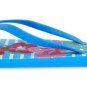 NORTY Women's Easy to Wear Casual EVA Flip Flop Sandal, 22018A Hibiscus Stripe