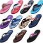 NORTY Womens Flip Flops Adult Female Thong Sandals 12080 Black