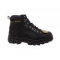 AdTec Men's Hiker Work Boots - Steel Toe - Black Size 11 (W)