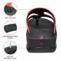 Aerothotic Raido Womens Comfortable Strappy Sandal, Red