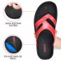 Aerothotic Raido Womens Comfortable Strappy Sandal, Red