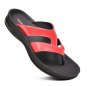 Aerothotic Raido Womens Comfortable Strappy Sandal, Red