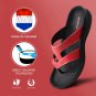Aerothotic Raido Womens Comfortable Strappy Sandal, Red