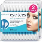 Stylist Secrets® Eye Tees Cotton Swabs tips 80 Count (2-Pack)