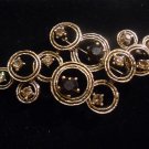 Austrian crystal brooch costume jewelry