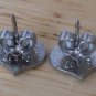 de Passille-Sylvestre Enamel Heart Stud Earrings
