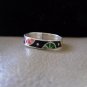 Vintage Silver Lime, Lemon, and Pink Grapefruit Slices Ring (size 8)