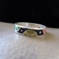 Vintage Silver Lime, Lemon, and Pink Grapefruit Slices Ring (size 8)