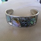 Vintage Mexican Alpaca Silver Cuff