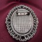 Large Cameo Brooch Costume Jewelry