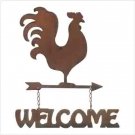 ROOSTER WEATHERVANE WELCOME