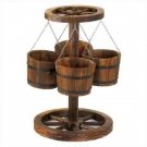 WAGON WHEEL PLANTER