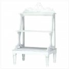 Distressed White Plant Stand