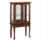 Wood Glass Door Curio Cabinet