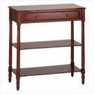 Wood Console/Drawer & Shelves