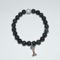 Women's 8 MM Green Jasper Dog Lovers Stretch Bracelet 7.25" #245