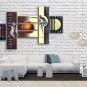 Oversized Modern Abstract Painting Wall Art Figure Inner Stretched