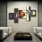 Oversized Modern Abstract Painting Wall Art Figure Inner Stretched