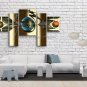 Hand-painted Pentaptych Modern Abstract Painting Wall Art Artwork Pictures