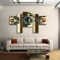 Hand-painted Pentaptych Modern Abstract Painting Wall Art Artwork Pictures