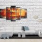Handmade Pentaptych Modern Abstract Painting Wall Art On Canvas Artworks