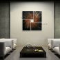 Hand-painted Tetraptych Modern Abstract Painting Wall Art Gallery Wrapped
