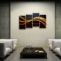 Hand Painted 4 Pieces Modern Abstract Painting Wall Art Artwork Images