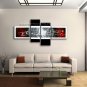 Hand-painted Tetraptych Modern Abstract Painting Wall Art Decoration Ideas