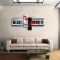 Hand Painted Tetraptych Modern Abstract Painting Wall Art Oil On Canvas