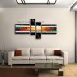 Hand Painted Tetraptych Modern Abstract Painting Wall Art Artwork Pictures