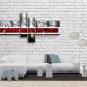 Hand Painted Tetraptych Modern Abstract Painting Wall Art Oil On Canvas