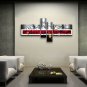 Hand Painted Tetraptych Modern Abstract Painting Wall Art Oil On Canvas