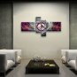 Hand Painted Tetraptych Modern Abstract Painting Wall Art Interior Design