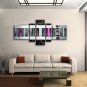 Hand Painted 5 Pieces Modern Abstract Painting Wall Art On Canvas Artworks