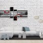Hand-painted Tetraptych Modern Abstract Painting Wall Art Decoration Ideas