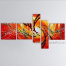 Hand-painted 5 Pieces Modern Abstract Painting Wall Art Artwork Images