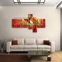 Hand-painted 5 Pieces Modern Abstract Painting Wall Art Artwork Images