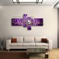 Hand-painted 4 Pieces Modern Abstract Painting Wall Art Interior Design