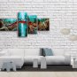 Hand Painted 4 Pieces Modern Abstract Painting Wall Art Interior Design