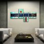 Hand Painted 4 Pieces Modern Abstract Painting Wall Art Artist Artworks