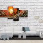 Handmade Tetraptych Modern Abstract Painting Wall Art Contemporary Decor