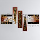 Handmade Artcrafts Large Modern Abstract Painting Wall Art Gallery Wrapped