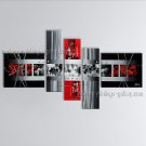 Hand-painted 5 Pieces Modern Abstract Painting Wall Art Interior Design