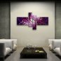 Hand-painted 4 Pieces Modern Abstract Painting Wall Art On Canvas Artworks