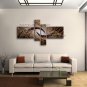 Hand-painted Tetraptych Modern Abstract Painting Wall Art Artwork Images